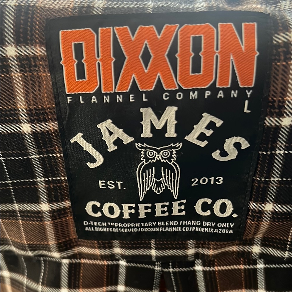 Dixon Men's Brown Plaid Casual Button Down Shirt